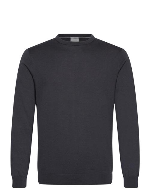100  Merino Crew Neck Knit Lindbergh Black Grey