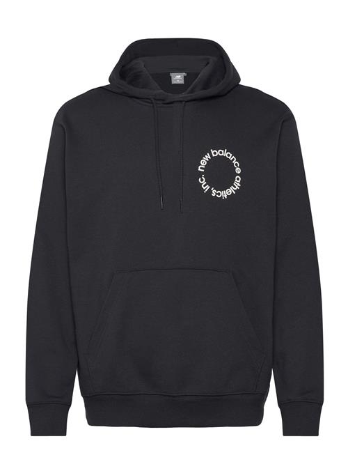 Circular Logo Hoodie New Balance Black