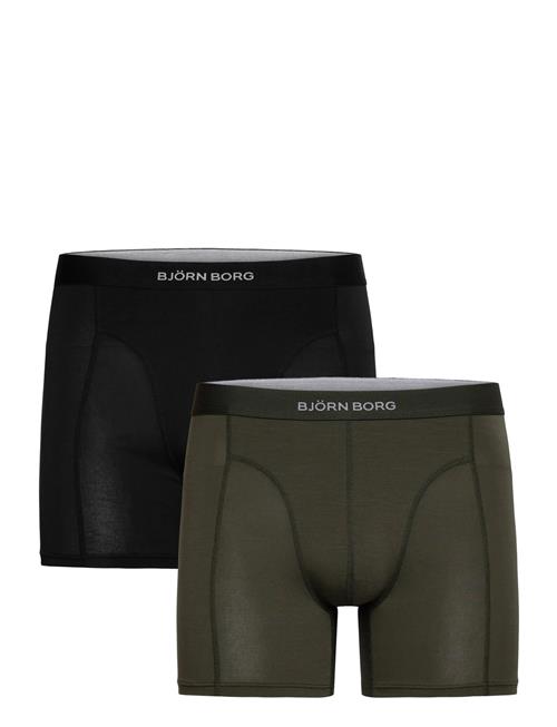 Lyocell Boxer 2P Björn Borg Black