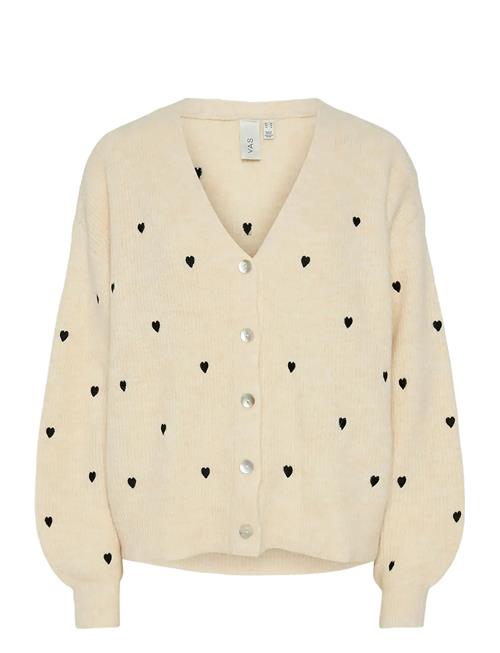 Yasbow Ls Embroided Knit Cardigan S. YAS Cream