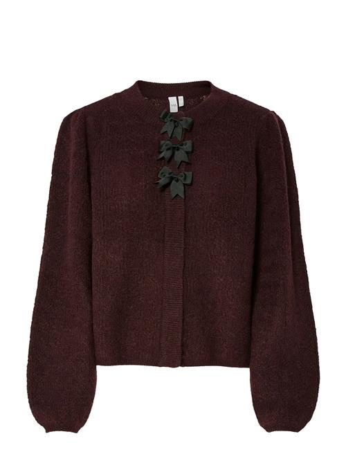Yasbonsa Ls Knit Cardigan S. YAS Brown
