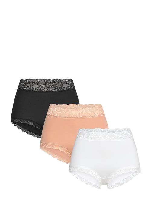 Brief High Emelie Lace 3 Pack Lindex Beige