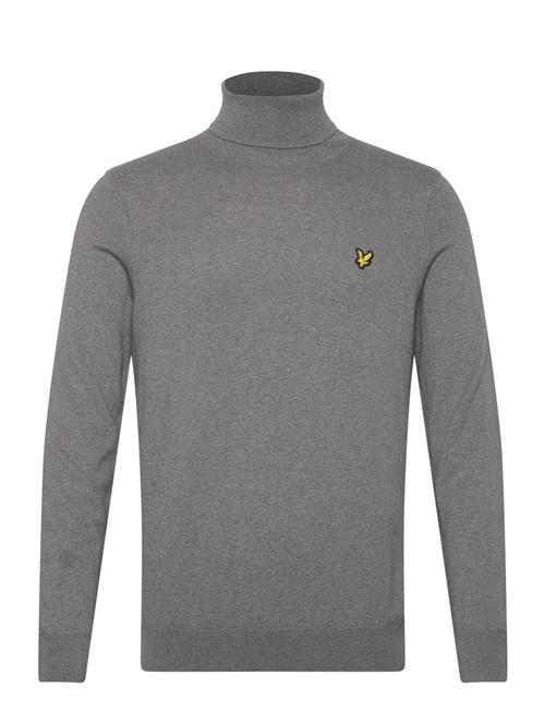 Cotton Merino Turtleneck Jumper Lyle & Scott Grey