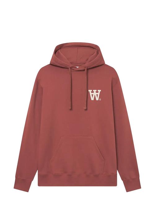 Wwcass Aa Chest Print Hoodie DOUBLE A BY W.W. Red