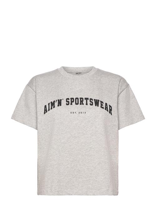 Varsity Boxy T-Shirt Aim´n Grey