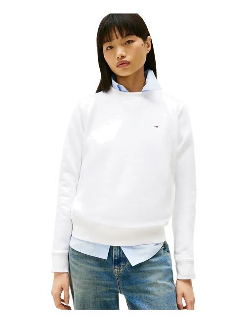 Tjw Reg S Flag Crew Tommy Jeans White