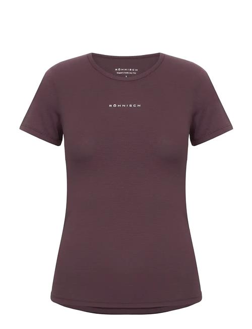Jacquard Ss Top Röhnisch Burgundy