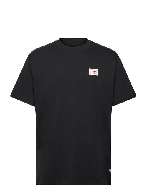 Woven Label T-Shirt New Balance Black