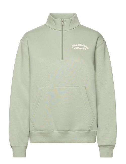 Linear Heritage Fleece Half Zip New Balance Green