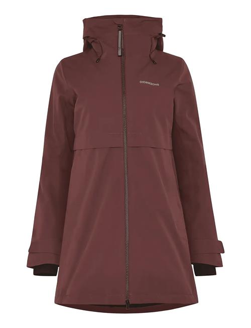 Helle Wns Parka 6 Didriksons Burgundy