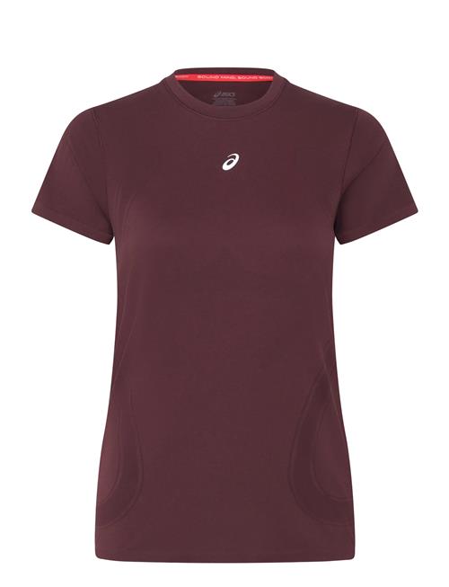 Road Seamless Ss Top Asics Burgundy