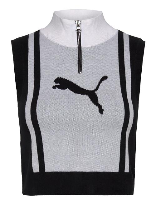 Future.puma.archive Half-Zip Knitted Tank PUMA Grey