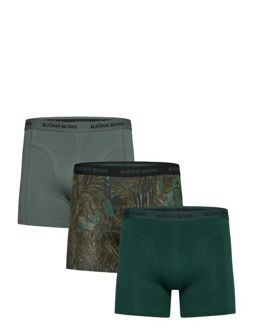 Cotton Stretch Boxer 3P Björn Borg Khaki