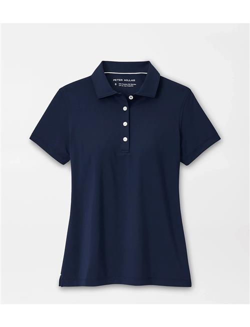 Short Sleeve Button Polo Peter Millar Navy