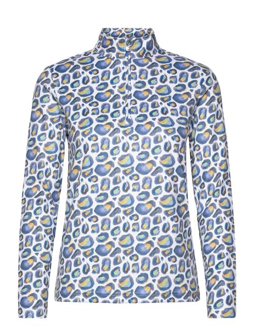 Print Peached Half Neck Daily Sports Patterned