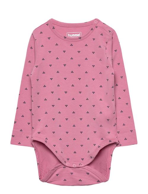 Hmlmini Bee Aop Body L/S Hummel Pink