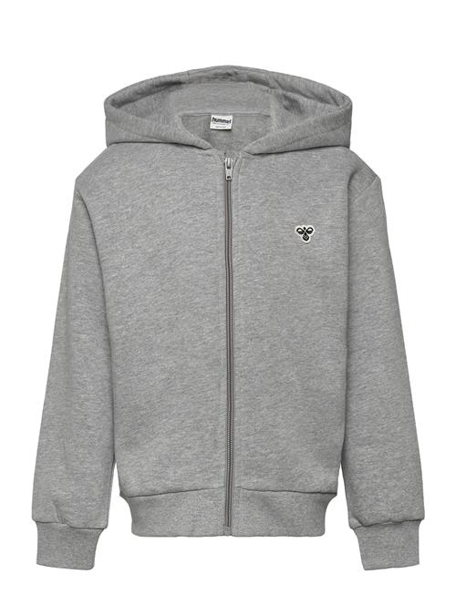 Hmljr Loose Zip Hoodie Bee Hummel Grey