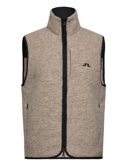 Duncan Wool Fleece Vest J. Lindeberg Beige
