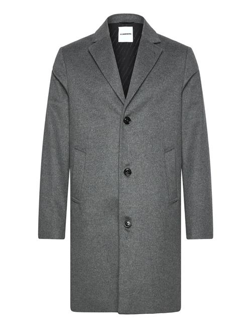 August Melton Cashmere Coat J. Lindeberg Grey