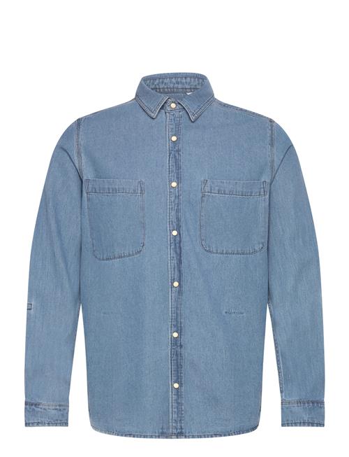 Sven Reg Denim Ls Gabba Blue