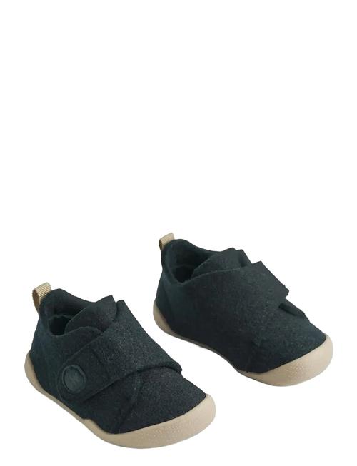 Indoor Shoe Fleecy Wheat Navy