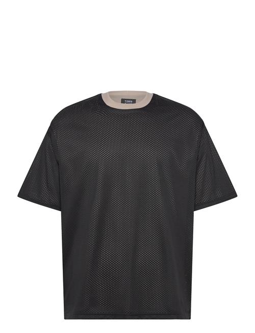 Mesh Cotton Tee 7 DAYS Active Black