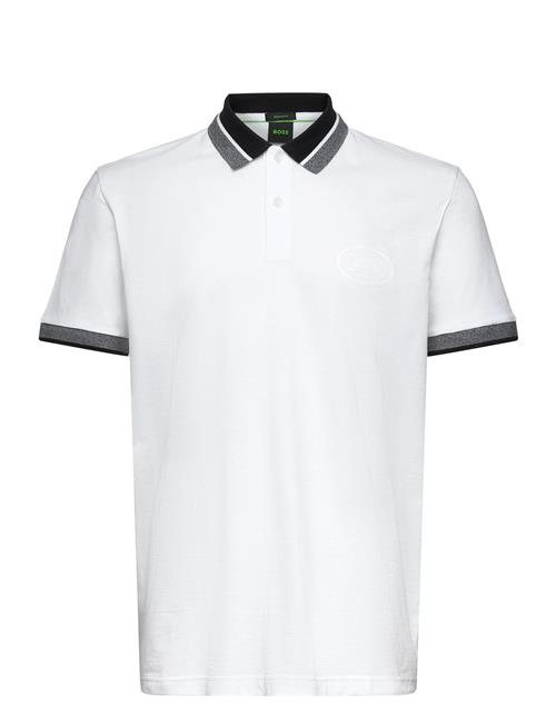Pl_Hole19 Placket BOSS White