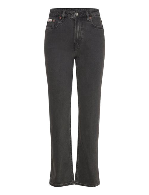 High Rise Straight Ck Essential Calvin Klein Jeans Black