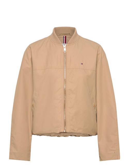 Cotton Nylon Reg Bomber Tommy Hilfiger Beige