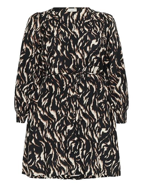 Kcmilina Dress Kaffe Curve Black