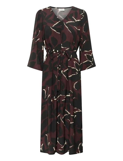 Kamille Dress Kaffe Burgundy