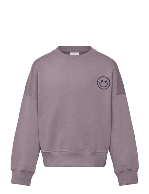 Tnprecious Os Sweatshirt The New Purple