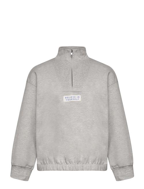 Tnpax Os Melange Sweatshirt The New Grey