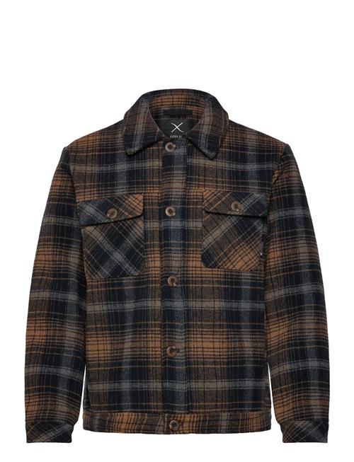 Luke Check Wool Jacket Clean Cut Copenhagen Brown