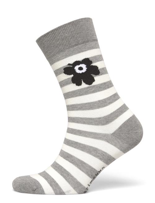 Kasvaa Tasaraita Unikko Marimekko Grey