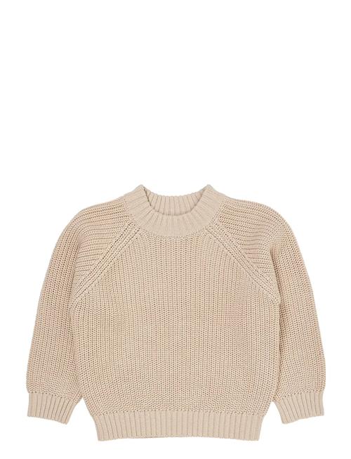 Knitted Classic Rib Blouse Copenhagen Colors Beige