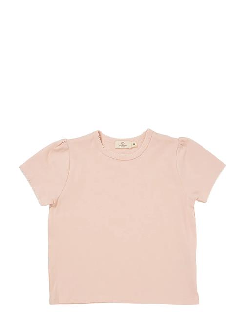 T-Shirt W. Ruffle Sleeves Copenhagen Colors Pink