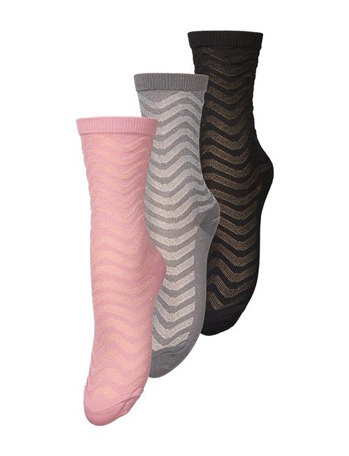 Mina Glitter Sock 3 Pack Becksöndergaard Patterned