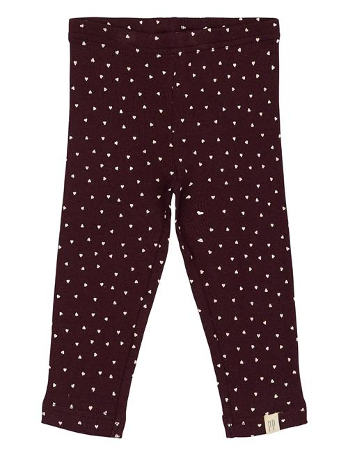 Legging Modal Heart Petit Piao Burgundy