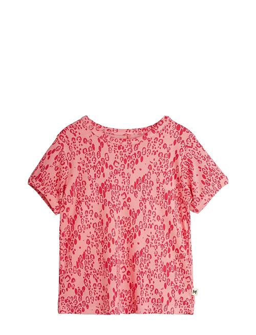 Mini Leopard Aop Ss Tee Mini Rodini Pink