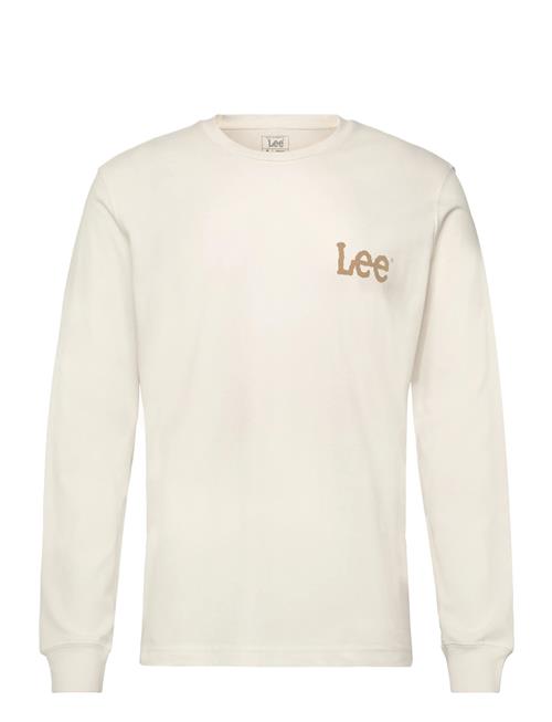 Ls Wobbly Lee Tee Lee Jeans White