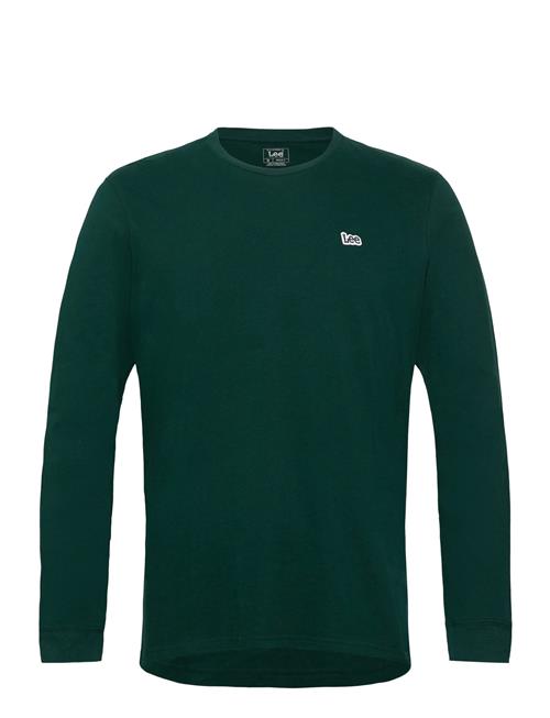 Ls Patch Logo Tee Lee Jeans Green