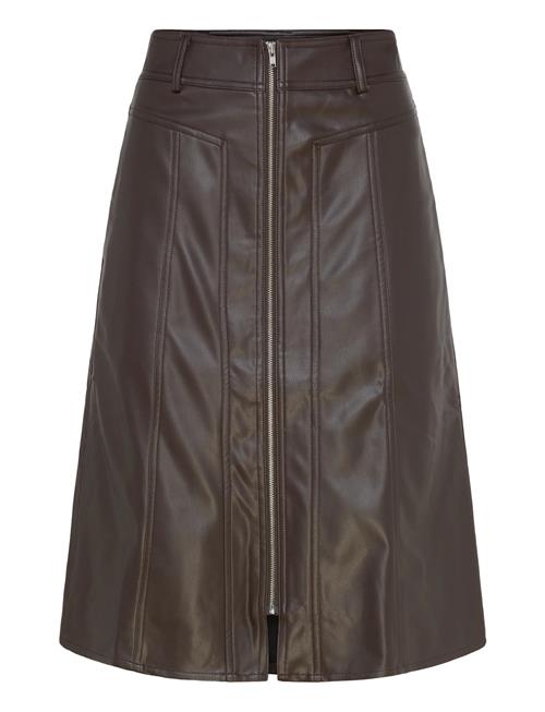 Katelynll Midi Skirt Lollys Laundry Brown