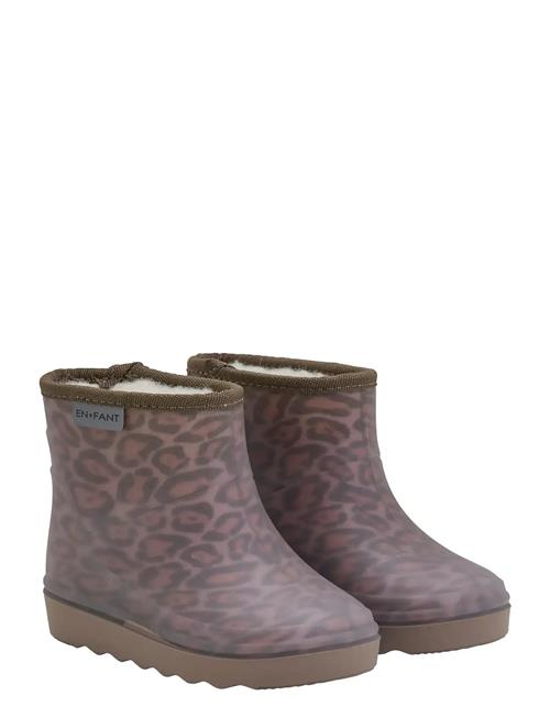 Thermo Boots Short Print En Fant Purple