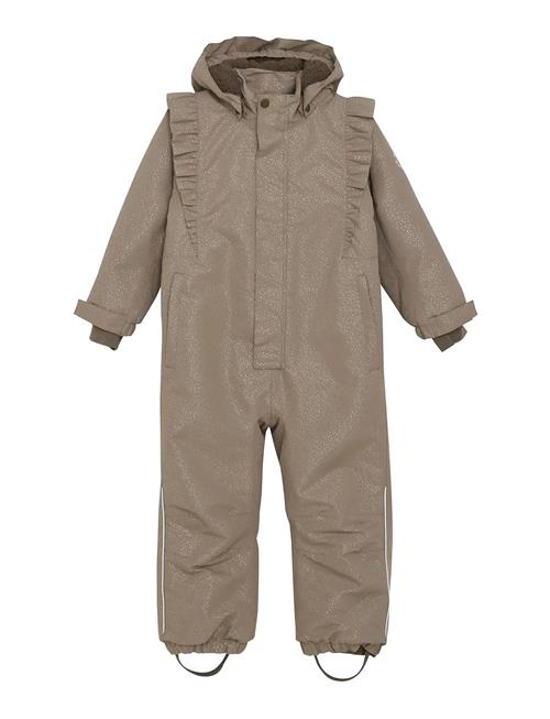 Snowsuit W. Frills En Fant Beige