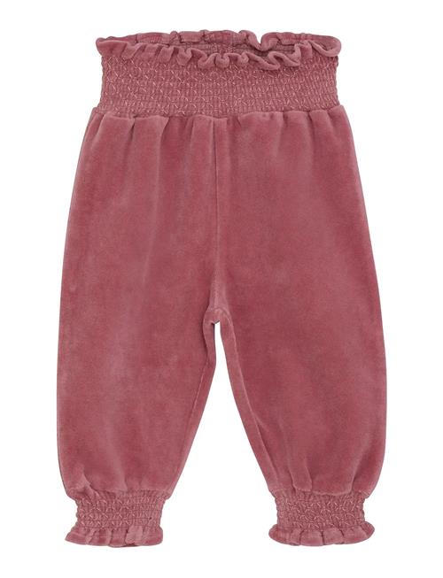 Pants Velour En Fant Pink