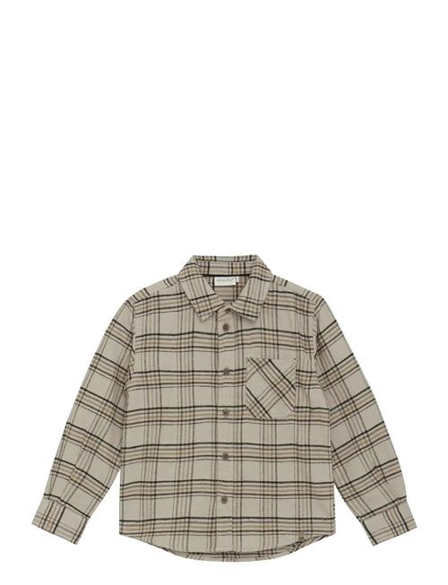 Shirt Ls Check Minymo Brown