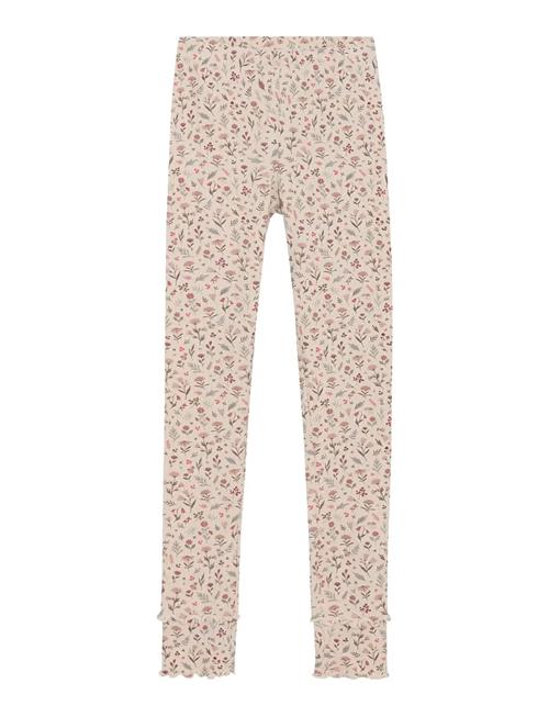 Leggings Aop Rib Minymo Pink