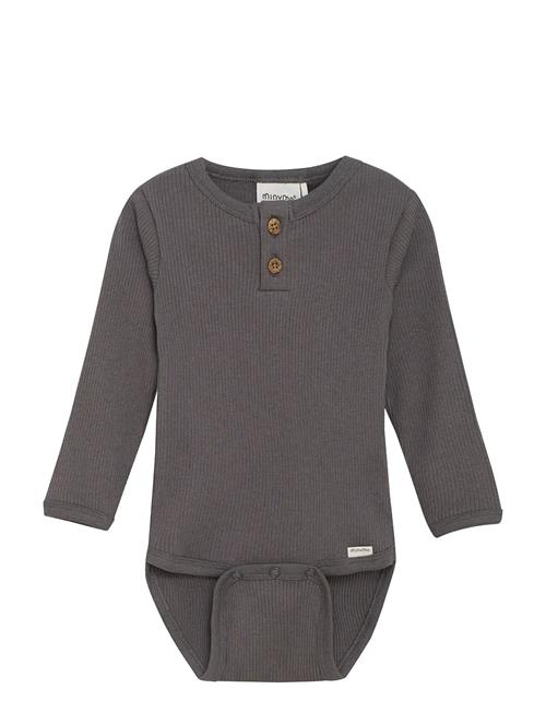 Body Ls Rib Minymo Grey