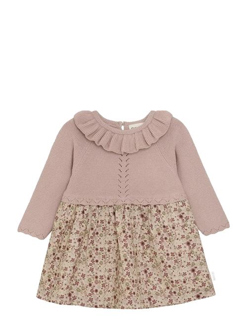 Dress Ls Knit Minymo Pink